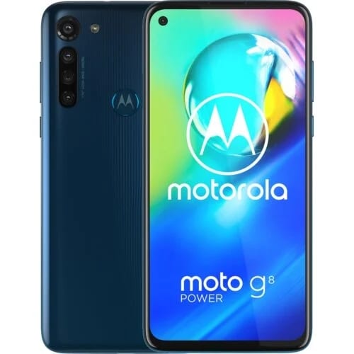 Smartfon MOTOROLA Moto G8 Power Niebieski tyl front