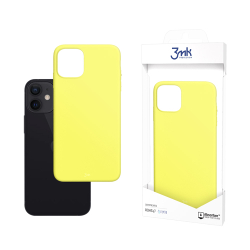 apple iphone 12 mini 3mk matt case lime