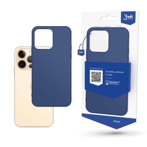 apple iphone 13 pro 3mk matt case blueberry