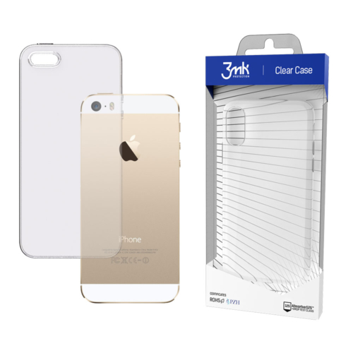 apple iphone 5 5s se 3mk clear case