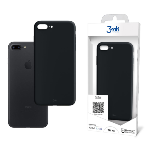 apple iphone 7 plus 3mk matt case black