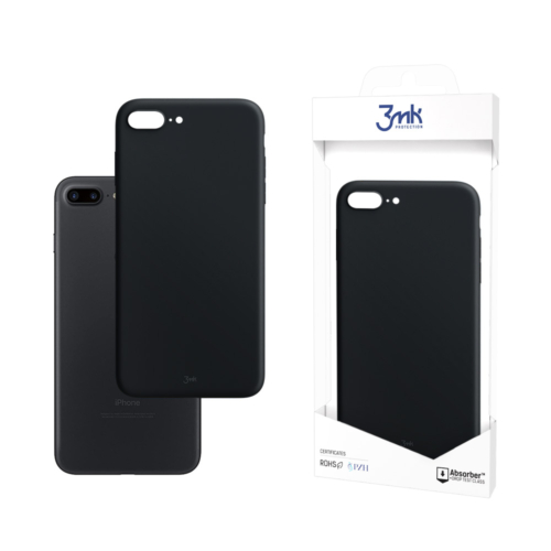 apple iphone 7 plus 8 plus 3mk matt case black