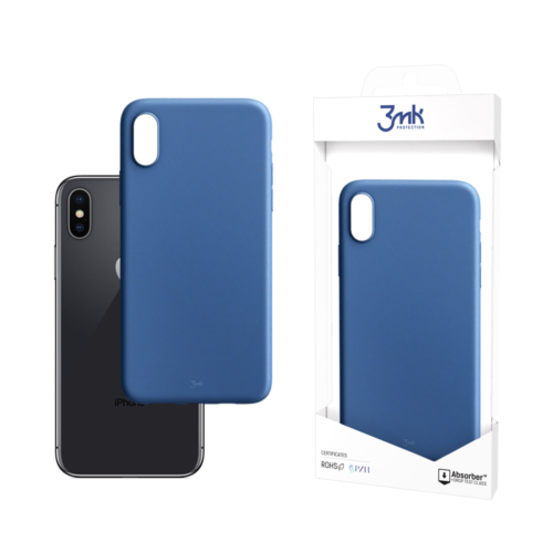 apple iphone x xs 3mk matt case blueberry
