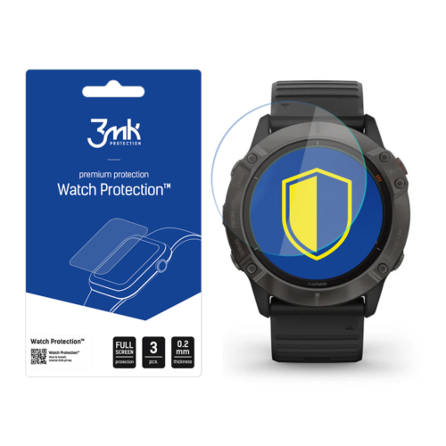 garmin fenix 6x pro 3mk watch protection v flexibleglass lite